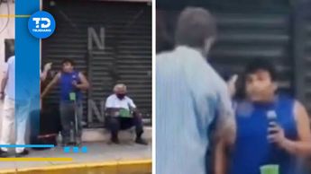 Extranjero recrimina a dos hombres por cantar en la vía pública
