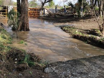 Tras lluvias, crece nivel de agua del río San Juan en Cadereyta / Alexandra Amao