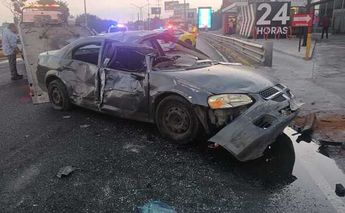 Accidente en Morones Prieto. | Fabricio Gallegos