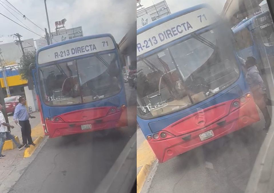 Graban discusión entre dos choferes en avenida Universidad en San Nicolás