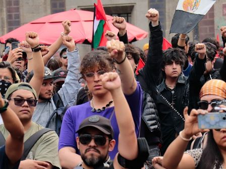 Generación Z convocó a marcha el mismo día del Desfile de la Revolución Mexicana. | Cuartoscuro