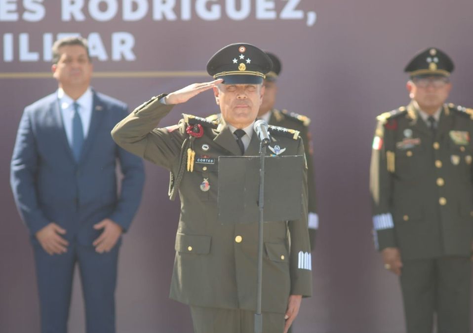 Norberto Cortés Rodríguez rinde protesta como comandante de la Cuarta Región Militar / Leonel Rocha