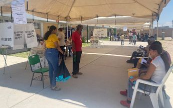Altas temperaturas no evitan afluencia en casillas