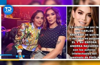 María Isabel Hernández, madre de Paola y Carlos Salcedo, apoya que el futbolista y su esposa son autores intelectuales del asesinato./ @isabellahn8/.