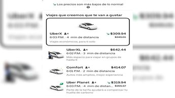 Uber da varias opciones para viajar | Especial