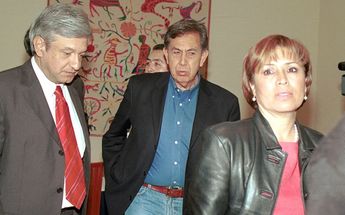Andrés Manuel López Obrador, Cuauhtémoc Cárdenas y Rosario Robles / Archivo Milenio