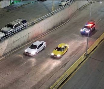 La persecución recorrió distintos bulevares de Saltillo hasta que el conductor fue interceptado. | Kevin Carranza