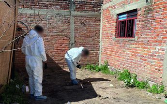 Primera finca que fue cateada luego de la deaparición de los 5 jóvenes | Especial