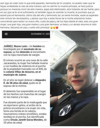 Úrsula Janeth era madre y tenía 35 años de edad | Especial