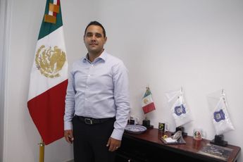 Guillermo Antonio Almazán, director de la academia de policía de la SSC Puebla / Melanie Torres