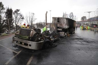 Explosión en Iztapalapa alcanzó a tráiler que transportaba cartón | Javier Ríos