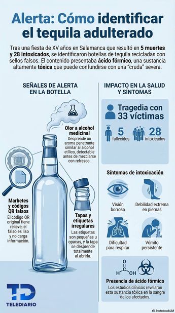 El engaño detrás de las botellas. | Infografía NotebookLM.