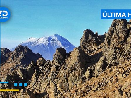 El semáforo de alerta volcánica del Popocatépetl está en Amarillo Fase 2 HOY 25 de febrero 2025 / Andrés Lobato