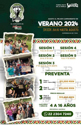 Campamento Watusi Watoto 2024 de Africam Safari / Especial