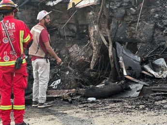El cuerpo del perrito fue localizado luego que el incendio se controlara