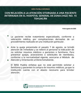 Carta aclaratoria del IMSS