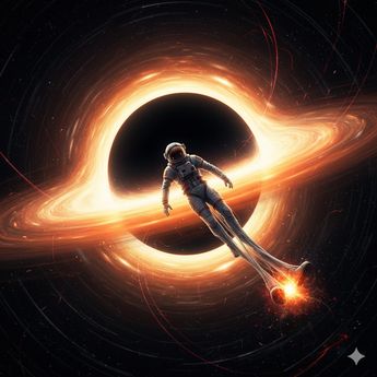 Los científicos pueden estudiar a los agujeros negros basándose en los efectos que su inmensa gravedad tiene sobre la materia y las estrellas (Gemini)