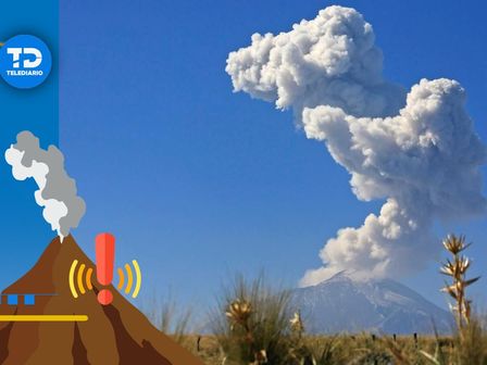 Actividad del Volcán Popocatépetl hoy 8 de mayo de 2024 / Andrés Lobato
