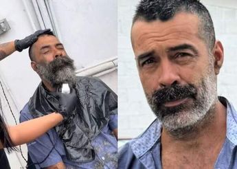 Indigente logra subirse al Mustang que admiró en Monterrey y hasta le cambiaron el look. | Especial