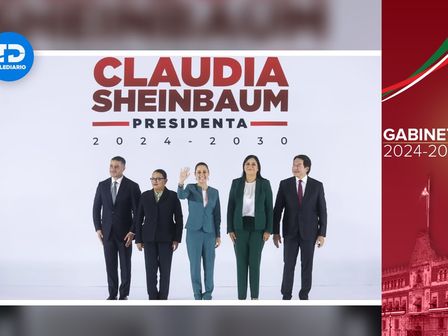 Claudia Sheimbaun presentó otra parte de su gabinete/ Araceli López