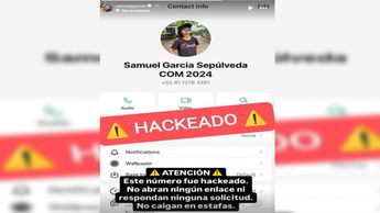 Historia de Samuel García informado que fue hackeado | Especial