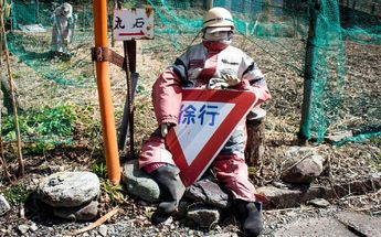 Muñeco en ciudad de Nagoro, Japón / Agencia AFP