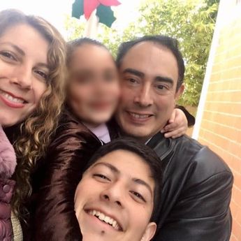 Las redes sociales de Alberto están plagadas de fotografías con su familia, así como con Adalit, su esposa / Facebook: Ruben Alberto Curiel Tejeda