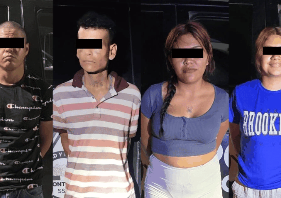 Detienen cuatro personas en operativo durante la madrugada en Monterrey / Especial.