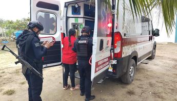 Los cuerpos de emergencia trasladaron a Kaleb a un hospital para su pronta atención debido a sus heridas / Especial