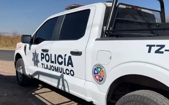 Patrulla de la Policía Municipal de Tlajomulco de Zúñiga durante un patrullaje de rutina en calles del municipio | Juan Carlos Munguía
