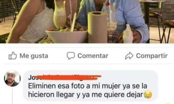 El hombre pidió en los comentarios que borraran su foto