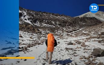 Un grupo de cuatro alpinistas se encuentra perdido en el Pico de Orizaba / Especial