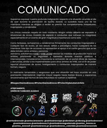 Comunicado fanbases Santos Bravos.| Especial