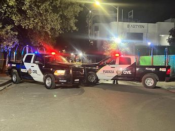 Fuerza Civil se movilizó hasta Centrito Valle. | Mayte Villasana