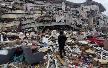 El terremoto registrado entre Turquía y Siria fue de magnitud 7.8. │Reuters
