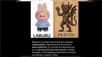 De acuerdo con algunas teorías, los Labubus están inspirados en figuras oscuras como Pazuzu | TikTok