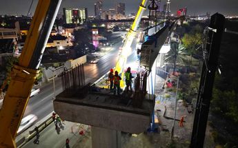 Trabajos de las nuevas líneas del Metrorrey. | Cortesía