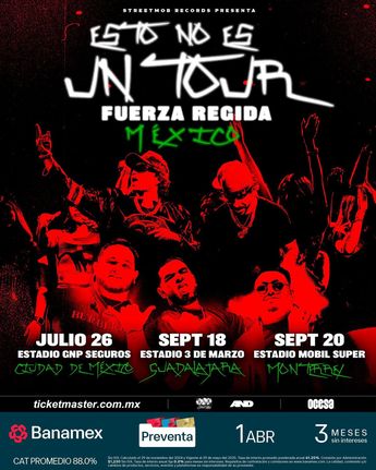 Fuerza Regida en el Estadio GNP