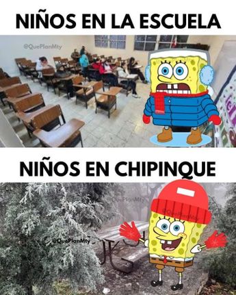 Meme por frío en Monterrey. | Especial