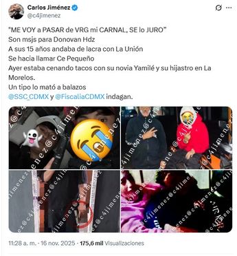 'Ce Pequeño' formaba parte de la UJ40 de La Unión Tepito | X Carlos Jiménez