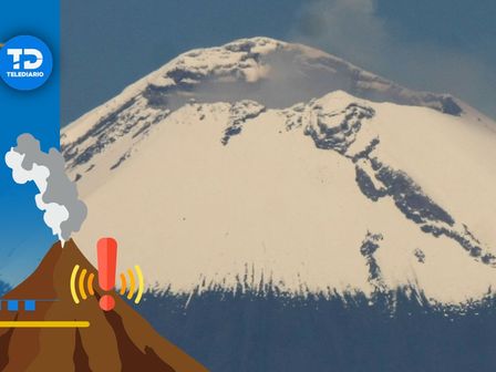 Vista del volcán Popocatépetl desde la ciudad de Puebla / Agencia Es Imagen