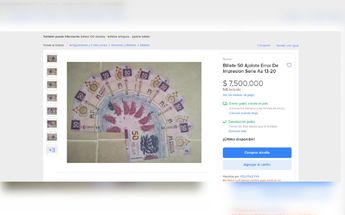 Cuatro billetes tienen el error de impresión / Captura.