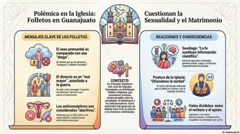 Cuestionan la sexualidad y el matrimonio en folletos de la Iglesia. | NotebookLM