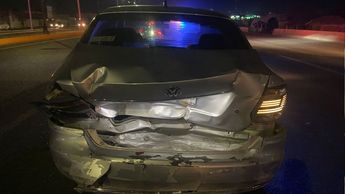 El Vento terminó dañado tras el impacto | Foto: Milenio