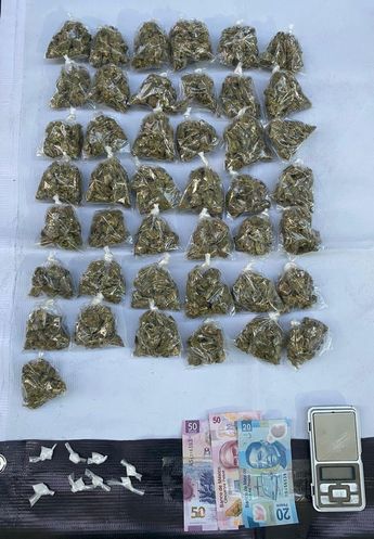 Dosis de droga encontradas al hombre. | Cortesía