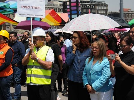 Tras un sismo, Protección Civil realiza la revisión de edificios. | Daniel Augusto | Cuartoscuro