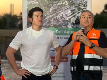 El gobernador Samuel García hizo un recorrido por las obras junto Mariana Rodríguez y el alcalde de Guadalupe, Héctor García. | Mayte Villasana