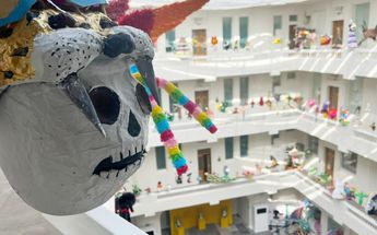 Piñata exhibida en Concurso de Piñatas en el MAP/ César García