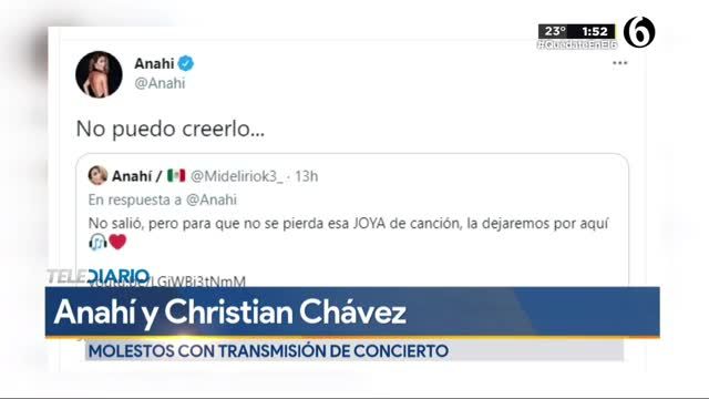 'Borran' participación de Christopher Uckermann en concierto de RBD