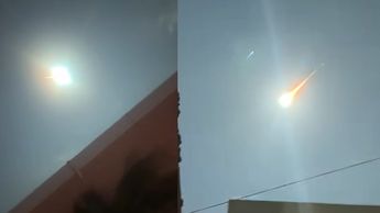La luz que fue videograbada en el cielo en Montemorelos fue vista cayendo. | Especial